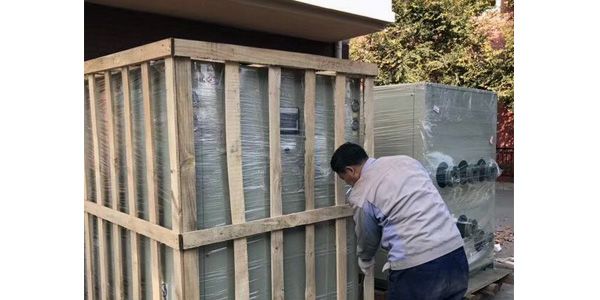 渦旋式水源熱泵機(jī)組廠家完成測試，用戶安裝簡便